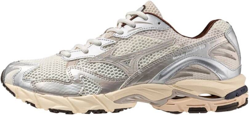 Mizuno Beige Zilver Wave Rider 10 Multicolor Heren