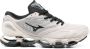 Mizuno Beige Zwarte Mesh Sneaker Paneelontwerp Gray Heren - Thumbnail 1