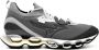 Mizuno Geperforeerde Leren en Stoffen Sneakers Gray Heren - Thumbnail 1