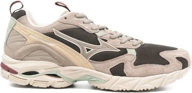 Mizuno Grijze Multikleur Sneaker met Reflecterende Details Gray Heren