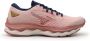 Mizuno Wave Sky 6 Hardloopschoenen Peach Bud Vaporous Gray Estate Blue Dames - Thumbnail 2