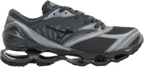 Mizuno Lage Sneakers met Metallic Details Black Heren