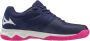 Mizuno Thunder Blade 2 Sportschoenen Vrouwen donkerblauw wit roze - Thumbnail 2