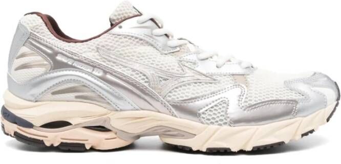 Mizuno Wave Rider Sneeuw Wit Silvercloud Schoen Multicolor Heren