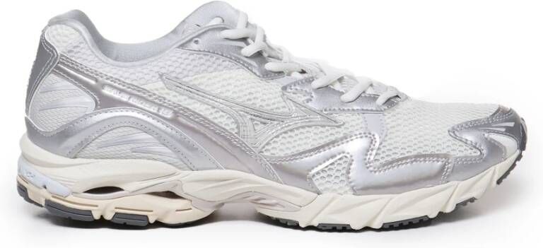 Mizuno Zilveren Sneakers met Wave Technologie Gray