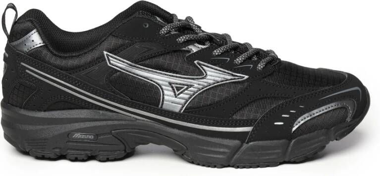 Mizuno Zwarte Sneakers met Logodetails Black Heren