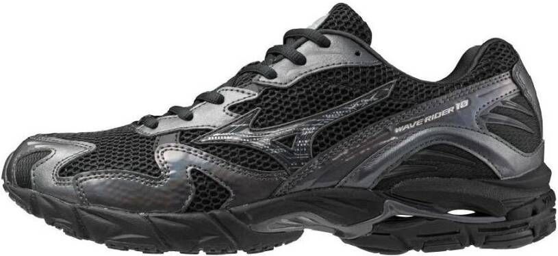 Mizuno Zwarte Wave Rider 10 Schoenen Black Heren