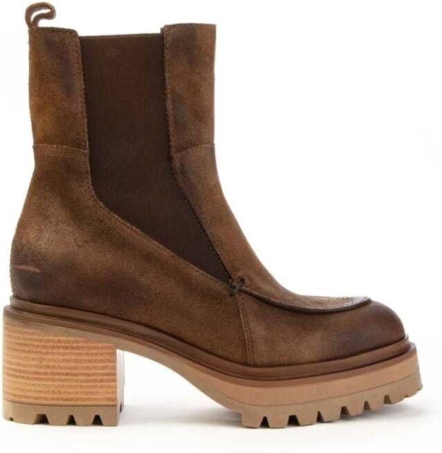 MJUS Chelsea Boots Beatles voor dames Brown Dames