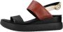 MJUS Flat Sandals Black Dames - Thumbnail 2