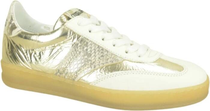 MJUS Gouden Sneaker Combinatie Yellow Dames