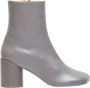 MM6 Maison Margiela Anatomische enkellaarzen van glad leer Gray Dames - Thumbnail 1