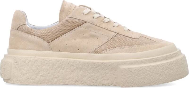 MM6 Maison Margiela Beige Sneakers met Plateauzool Beige Heren