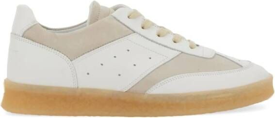 MM6 Maison Margiela Court Sneakers met 4 cm zool White Dames