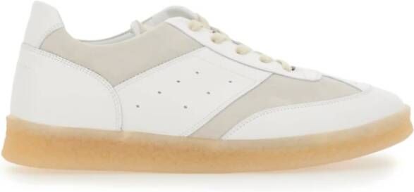 MM6 Maison Margiela Court Sneakers met 4 cm zool White Heren