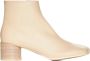 MM6 Maison Margiela Enkellaarzen Beige Dames - Thumbnail 1