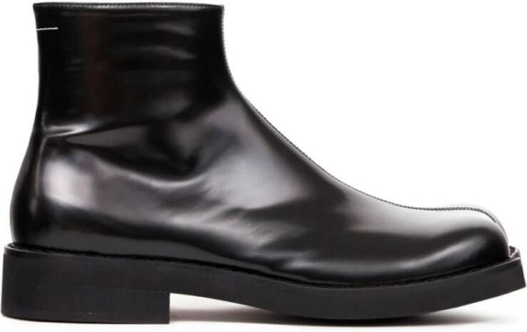 MM6 Maison Margiela Stijlvolle Enkellaars voor Vrouwen Black Heren