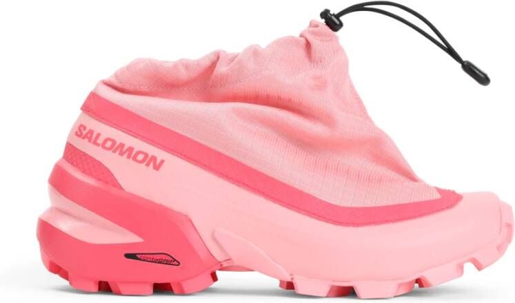 MM6 Maison Margiela Flamingo Pink Cross Low Sneakers Pink Dames