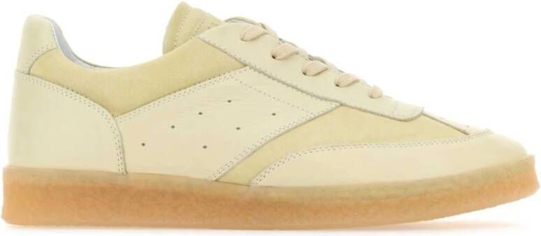 MM6 Maison Margiela Ivoor leren sneakers Beige Heren