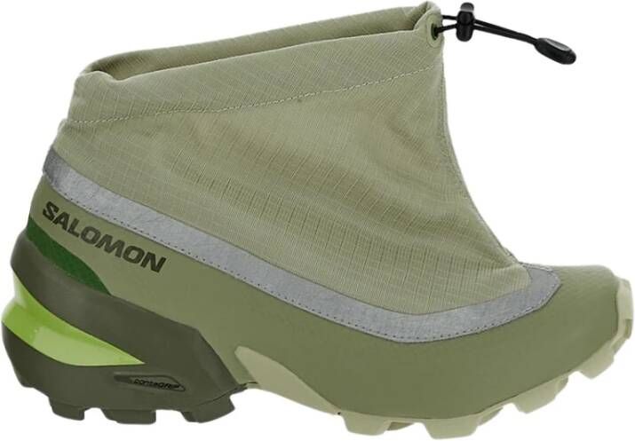 MM6 Maison Margiela Lage Synthetische Sneakers met Kruisdetail Green Dames