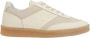 MM6 Maison Margiela Lage-Top Leren Sneakers Beige Suède Beige Heren - Thumbnail 1