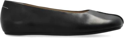 MM6 Maison Margiela Leren ballerina's Black Dames