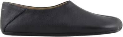 MM6 Maison Margiela Leren Ballerina's Schoenen Black Dames