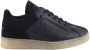 MM6 Maison Margiela Leren Sneakers met Rubberen Zool Black Dames - Thumbnail 1