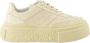 MM6 Maison Margiela Platform sneakers beige leer ronde neus Beige Dames - Thumbnail 1