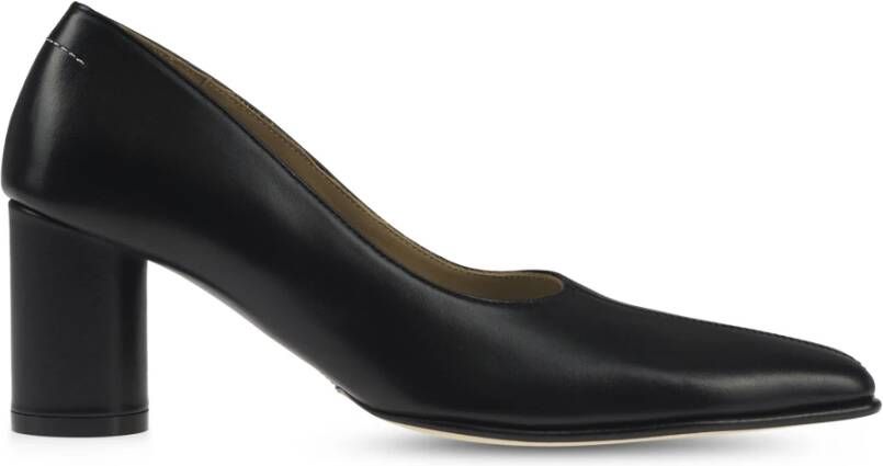 MM6 Maison Margiela Platte schoenen voor vrouwen Black Dames