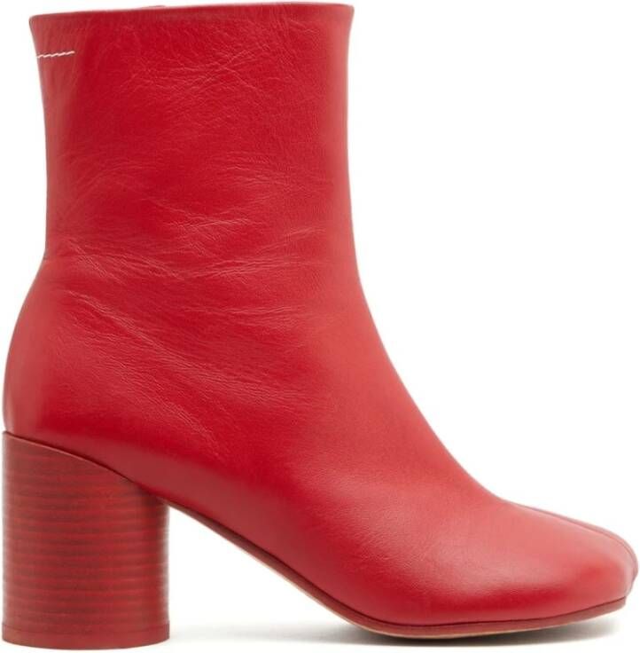 MM6 Maison Margiela Rode Laarzen voor Stijlvolle Look Red Dames