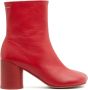 MM6 Maison Margiela Rode Laarzen voor Stijlvolle Look Red Dames - Thumbnail 1