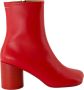 MM6 Maison Margiela Rode Laarzen voor Stijlvolle Look Red Dames - Thumbnail 5