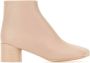 MM6 Maison Margiela Roze Leren Enkellaarzen 6cm Hak Pink Dames - Thumbnail 1