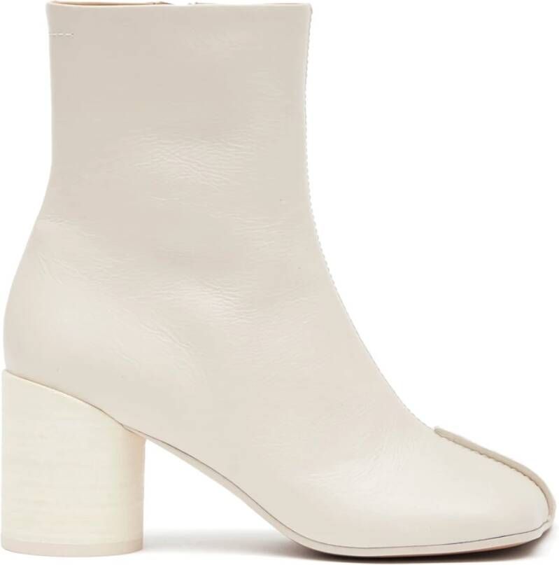 MM6 Maison Margiela Stijlvolle Enkellaars voor Vrouwen White Dames