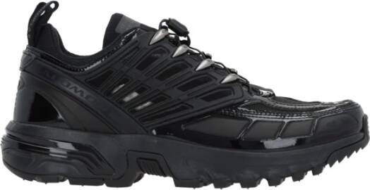 MM6 Maison Margiela Zwarte 3D Mesh Lage Sneakers Black Dames