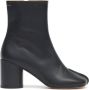 MM6 Maison Margiela Zwarte Enkellaars Black Dames - Thumbnail 1