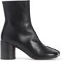 MM6 Maison Margiela Zwarte Enkellaarsjes Verhogen Stijl Black Dames - Thumbnail 1