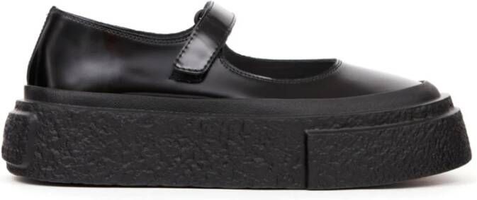 MM6 Maison Margiela Zwarte Nummers Motief Sneakers Black Dames