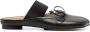 MM6 Maison Margiela Nappa Leren Strik Detail Platte Schoenen Black Dames - Thumbnail 1