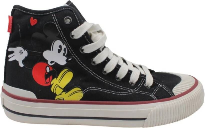 MOA Master OF Arts Zwarte Mickey Mouse Damessneakers Multicolor Dames