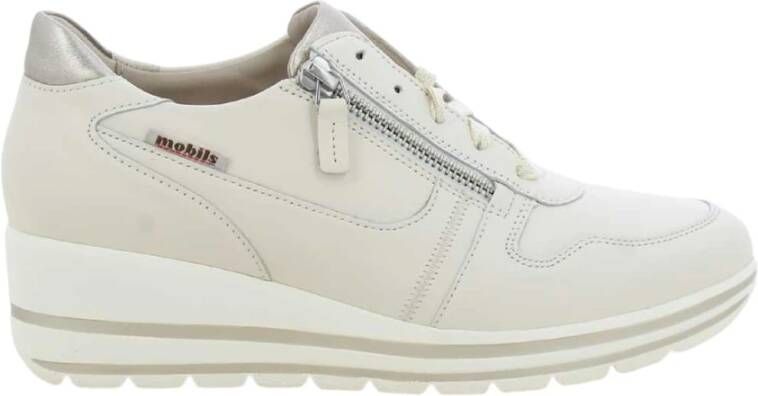 Mobils Ecru Abby Perf Damesschoenen Beige Dames