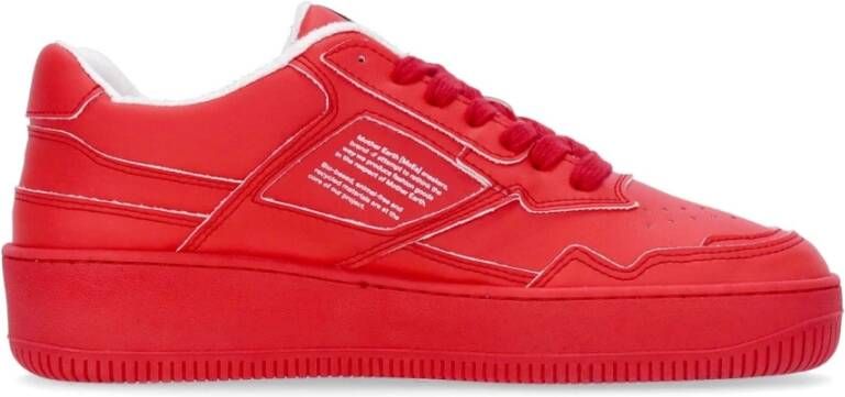 MoEa Appel Rode Sneakers Red Heren