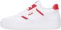 MoEa Eco Lage Appel Sneaker Rood Wit White Heren - Thumbnail 1