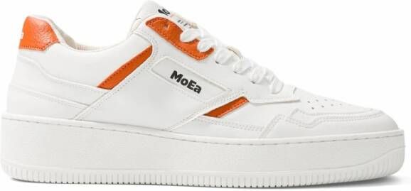 MoEa Oranje Vegan Sneakers White Dames