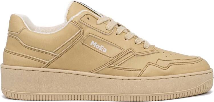 MoEa maïsleer sneakers Beige