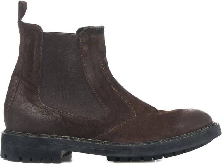 Moma Bruine Chelsea Ankle Boots Brown Heren