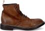 Moma Bruine leren veterschoenen Brown Heren - Thumbnail 1