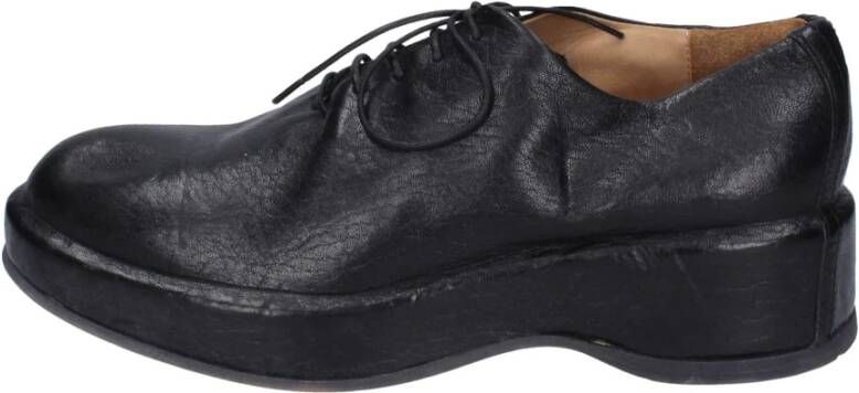 Moma Elegante Leren Damesschoenen Black Dames