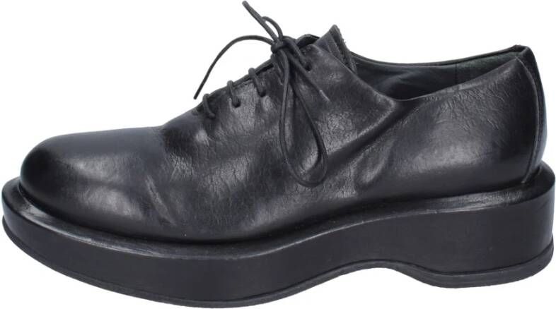 Moma Elegante Leren Schoenen voor Vrouwen Black Dames