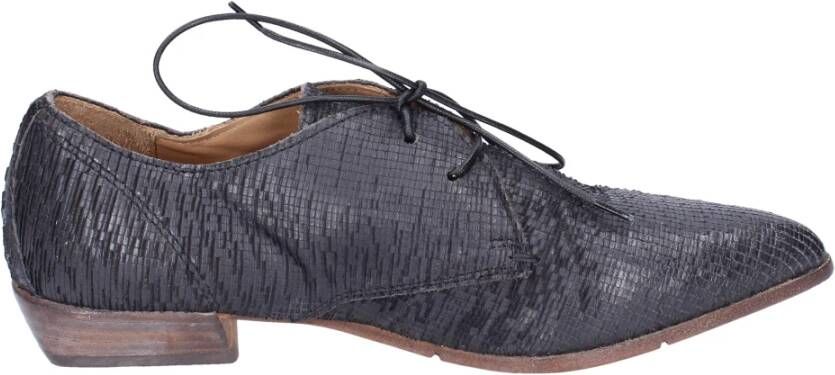 Moma Elegante Leren Schoenen voor Vrouwen Black Dames